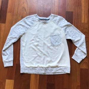 Lou & Grey Pocket Sweatshirt, Small